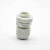 Cable Gland Connector M12 Metric Thread Nylon Plastic Waterproof Sealing Joint white