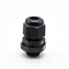 Cable Gland Connector M12 Metric Thread Nylon Plastic Waterproof Sealing Joint Black