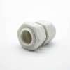 Nylon Cable Gland IP68 M16 Metric Threaded Connection Plastic Waterproof Sealing Gland white