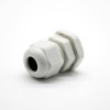 Nylon Cable Gland IP68 M16 Metric Threaded Connection Plastic Waterproof Sealing Gland white