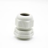 Cable Gland Connector Nylon PG19 Threaded Connection Waterproof Fixed Cable white