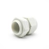 Cable Gland Connector Nylon PG19 Threaded Connection Waterproof Fixed Cable white