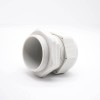 PG36 Cable Gland Plastic Nylon Waterproof Threaded Connection Fixed Cable Connector white