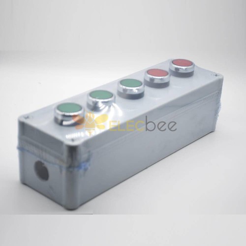 Personalização de caixa de interruptor elétrico à prova d\'água 5 posições interruptor plástico shell parafuso fixação
