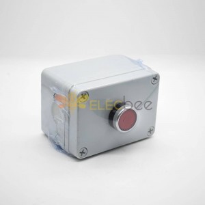 Caixa de botão à prova d'água invólucro de plástico 1 posição botão parafuso fixação personalização