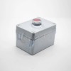 Caixa de botão à prova d\'água invólucro de plástico 1 posição botão parafuso fixação personalização