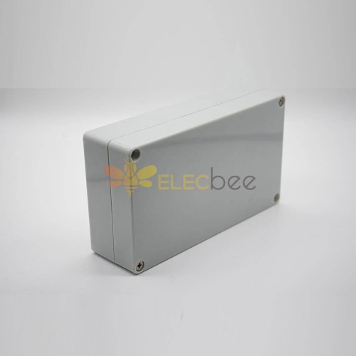 Caja de conexiones eléctrica impermeable de plástico 90 × 158 × 40 ABS Plástico Shell Tornillo de fijación