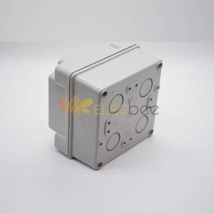 صندوق إلكتروني بلاستيك ABS مقاوم للماء 100 × 100 × 70 تباعد 83 × 83 تثبيت المسمار شل البلاستيك