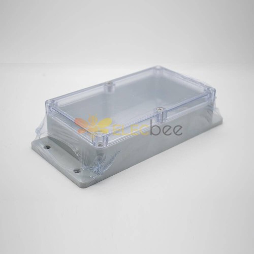 Waterproof Clear Plastic Box 90×158×60 With Transparent Cover With Ears ABS  Plastic