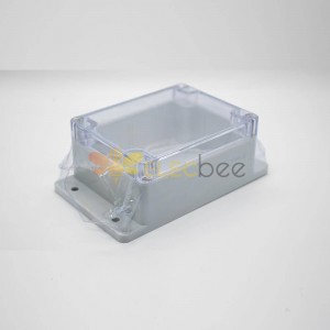 Couvercle transparent de boîte en plastique étanche avec oreilles 115 × 90 × 55 boîtiers électriques à fixation par vis
