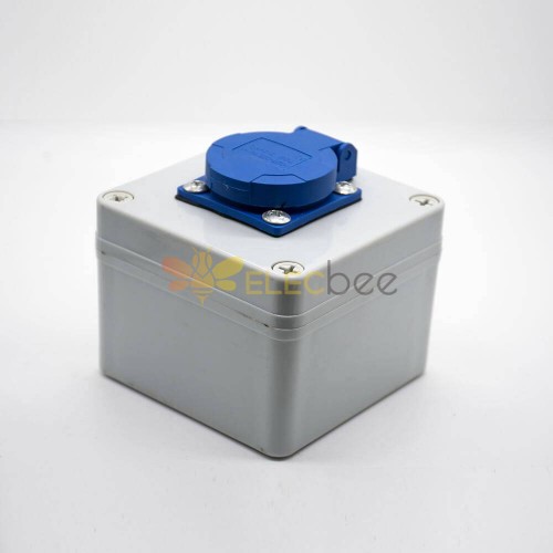 Boîtier électrique Boîtier en plastique étanche 1 position Fixation par vis à douille Personnalisation