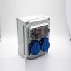 双位插座防水盒定制化ABS塑料优质断路器螺丝固定防水插座箱