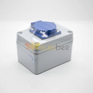 Couvercle de prise étanche Visfix Personnalisation Rectangle ABS Plastique 1 position Socket Box
