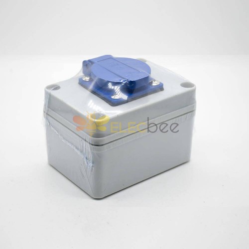 Waterproof Socket Cover Screwfix Customization Rectangle ABS Plastic 1-position Socket Box