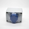 Couvercle de prise étanche Visfix Personnalisation Rectangle ABS Plastique 1 position Socket Box
