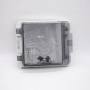 密閉型電気接続箱IP67プラスチックシェル防水透明窓カバーネジ固定