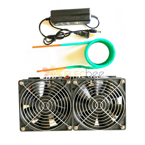 2500W 50A ZVS感应加热模块高频加热机熔化金属+48V线圈