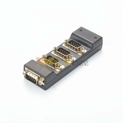 Flexray Can Io ブレークアウト ボックス - USB から RS232 ハブ 4 ポート、4 個 DB9 オス
