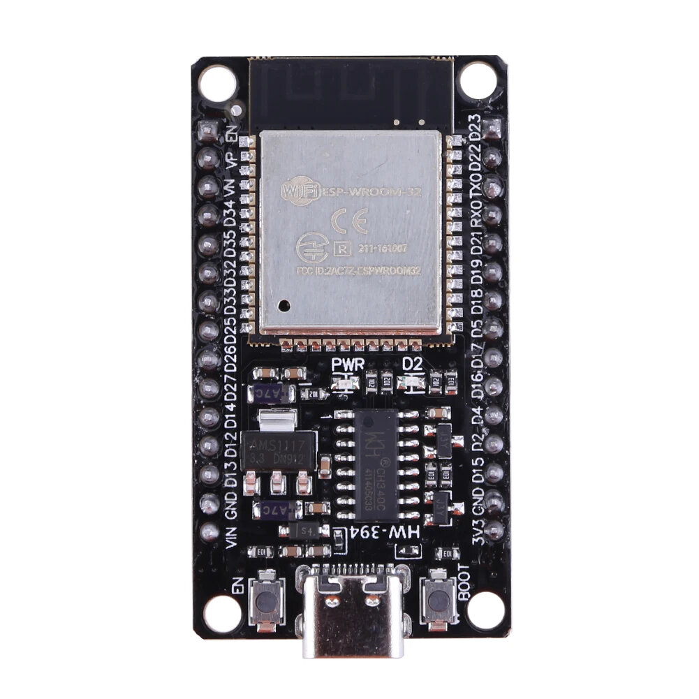 1/3/6/10pcs ESP32 WROOM-32 ESP32-S Placa de desenvolvimento WiFi + bluetooth compatível com TYPE-C ESP32 30Pin ESP32 Módulo de desenvolvimento Nodemcu