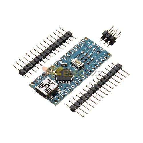 1Pc ATmega328P Nano V3 Placa controladora Versão melhorada Placa de desenvolvimento de módulo