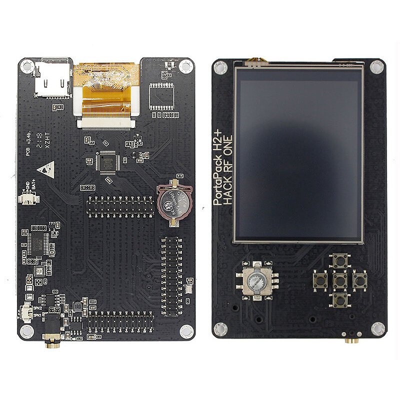 Tela de 3,2 polegadas Portapack H2 Hackrf One SDR Rádio Definido por Software 1MHz-6GHz Escudo Protetor de Liga de Alumínio Opcional