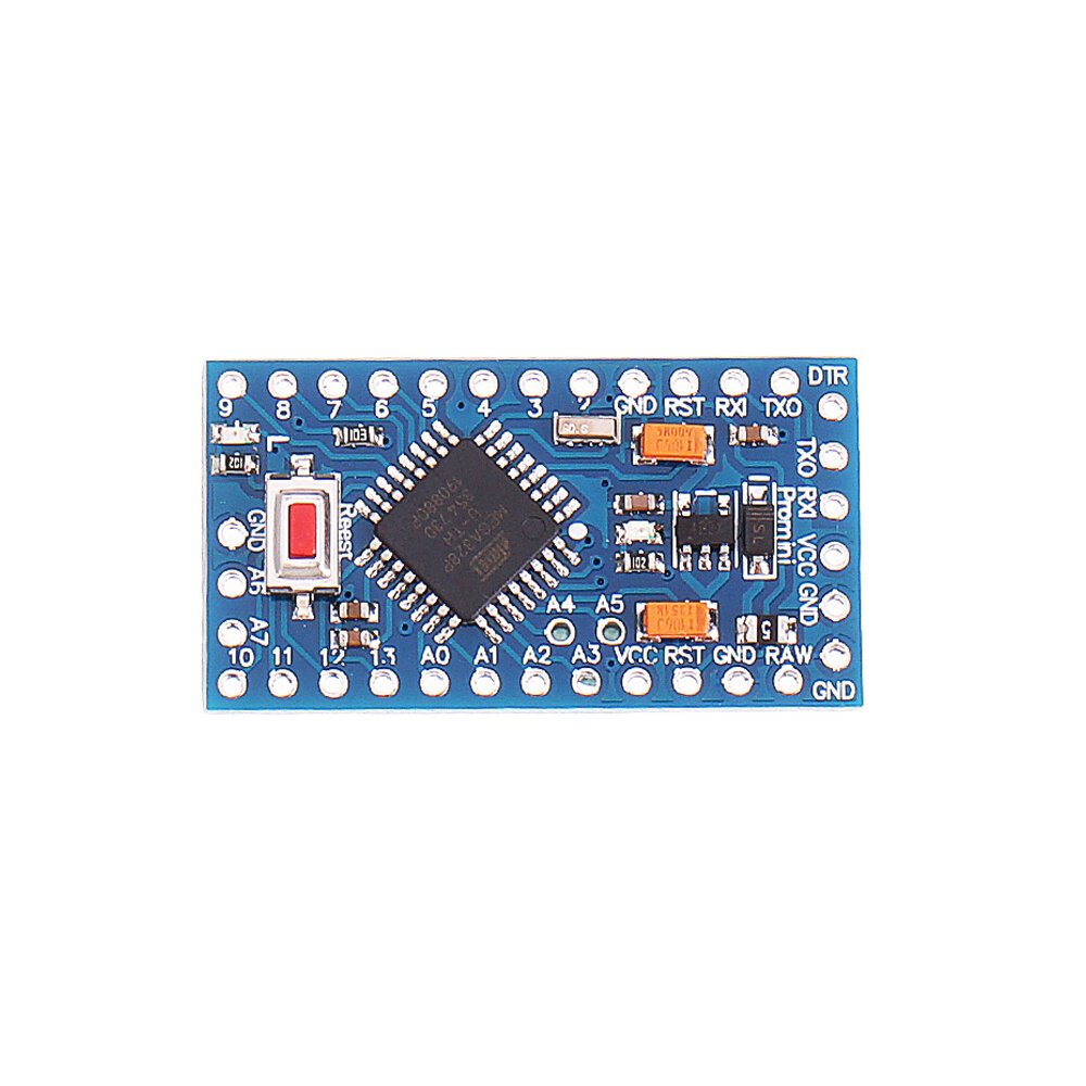 3,3 V 8 MHz ATmega328P-AU Pro Mini microcontrolador com placa de desenvolvimento de pinos Geekcreit para Arduino - produtos que funcionam com placas Arduino oficiais