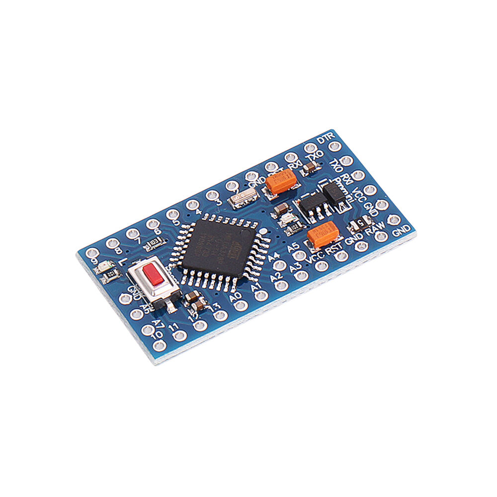 3,3 V 8 MHz ATmega328P-AU Pro Mini microcontrolador com placa de desenvolvimento de pinos Geekcreit para Arduino - produtos que funcionam com placas Arduino oficiais