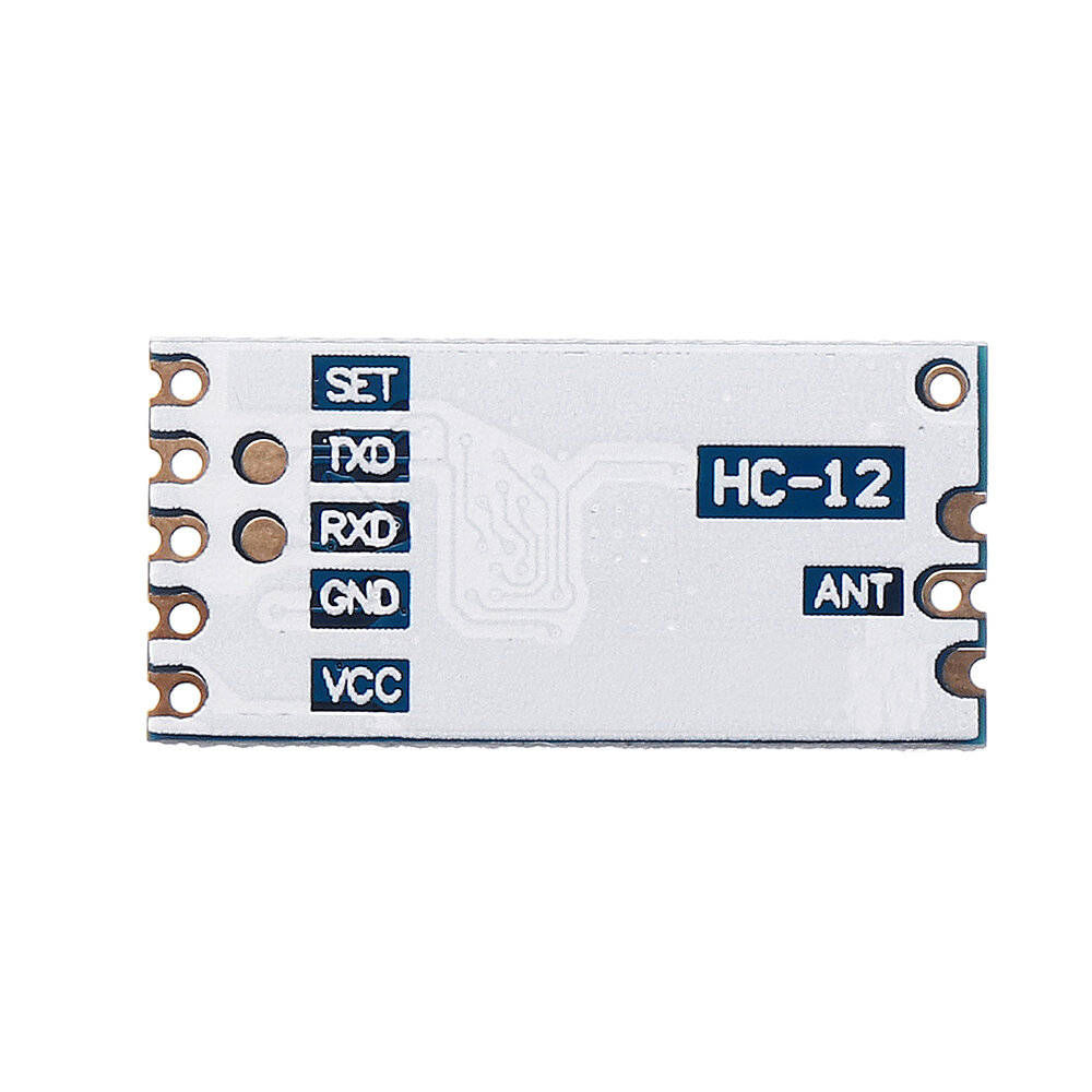 5pcs HC-12 433MHz SI4438 Módulo serial sem fio Transceptor sem fio Transmissão Placa de dados de comunicação serial remoto 1000M