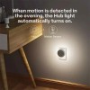 Aqara m1s hub gateway inteligente zigbee3.0 wifi hub de controle remoto com luz noturna rgb siri aplicativo de voz funciona com mijia homekit