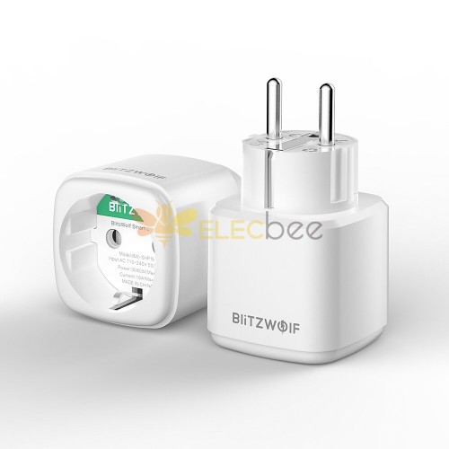 BW-SHP15 Zigbee 3.0 16A 3680W Smart Plug Tomada de energia sem fio Plugue UE APP Controle remoto / Controle de voz / Vários modos de temporizador compatível com Amazon Alexa / Google Assistant