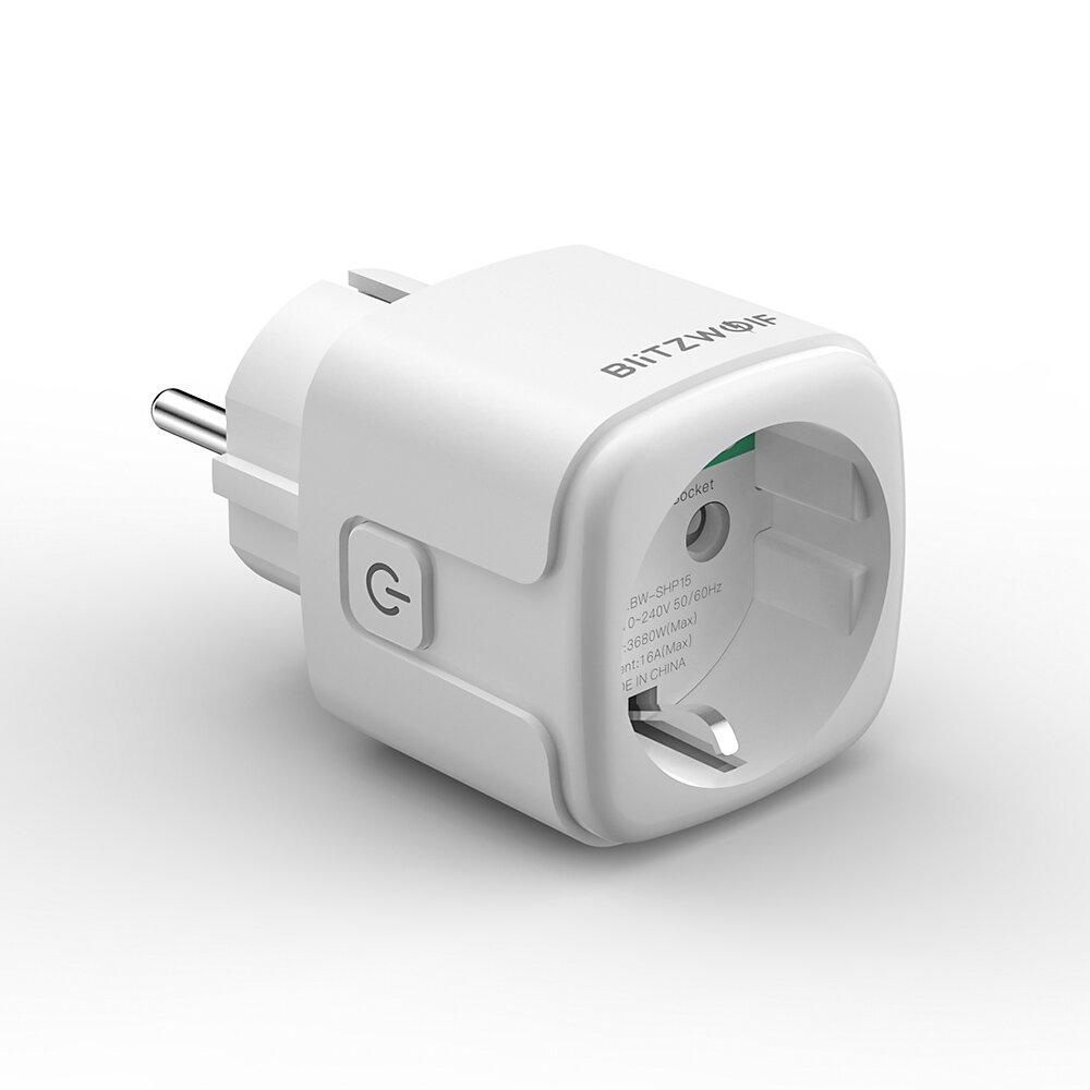 BW-SHP15 Zigbee 3.0 16A 3680W Smart Plug Tomada de energia sem fio Plugue UE APP Controle remoto / Controle de voz / Vários modos de temporizador compatível com Amazon Alexa / Google Assistant