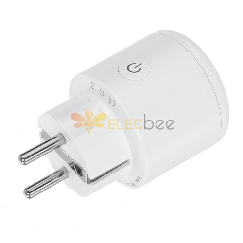 CROSIKO BSD34EU 16A Smart Zigbee3.0 EU Tomada APP remoto Função de temporização do monitor de energia funciona com Alexa Google Assistant Voice Control