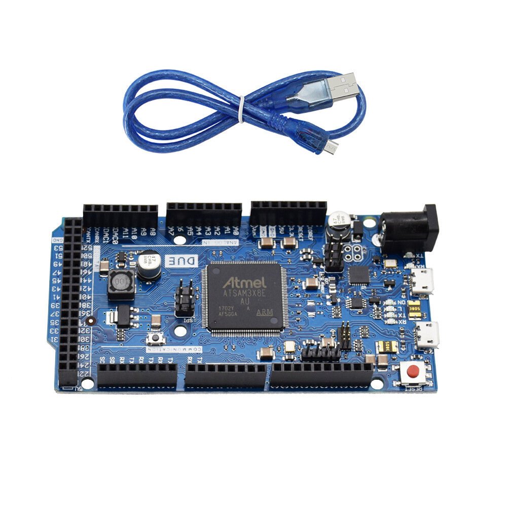 Placa de desenvolvimento devido r3 SAM3X8E32-bit ARM Learning Master Module Placa de controle principal com cabo USB forArduino