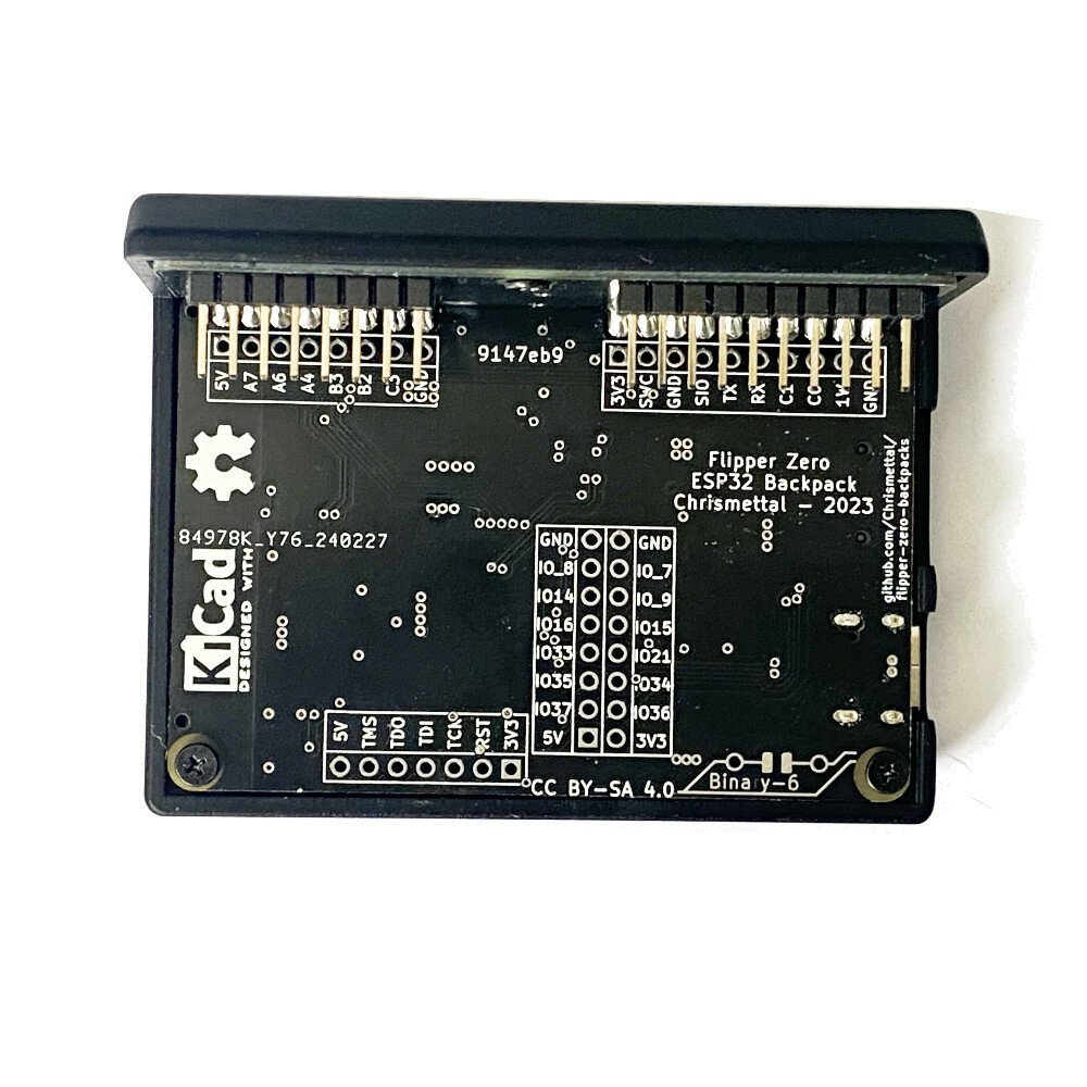 ESP32 Addon Board Kit Mochila Wifi com capa impressa em 3D para Flipper Zero