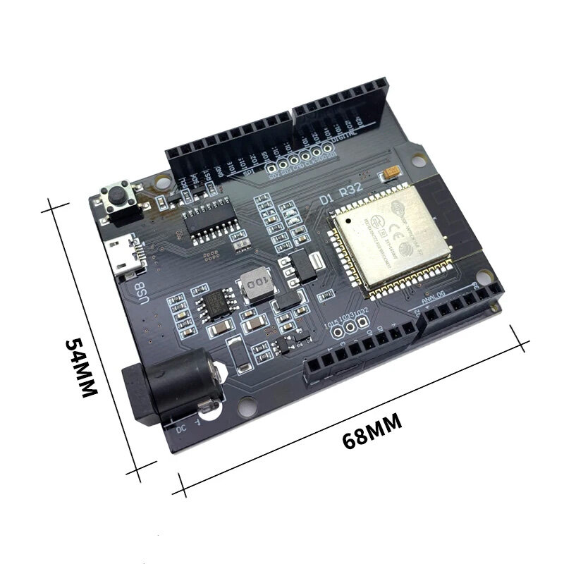 Placa de desenvolvimento sem fio ESP32 D1 R32 WiFi bluetooth CH340 4MB Flash Compatível com Arduinos unos R3 para Wemos D1 Mini