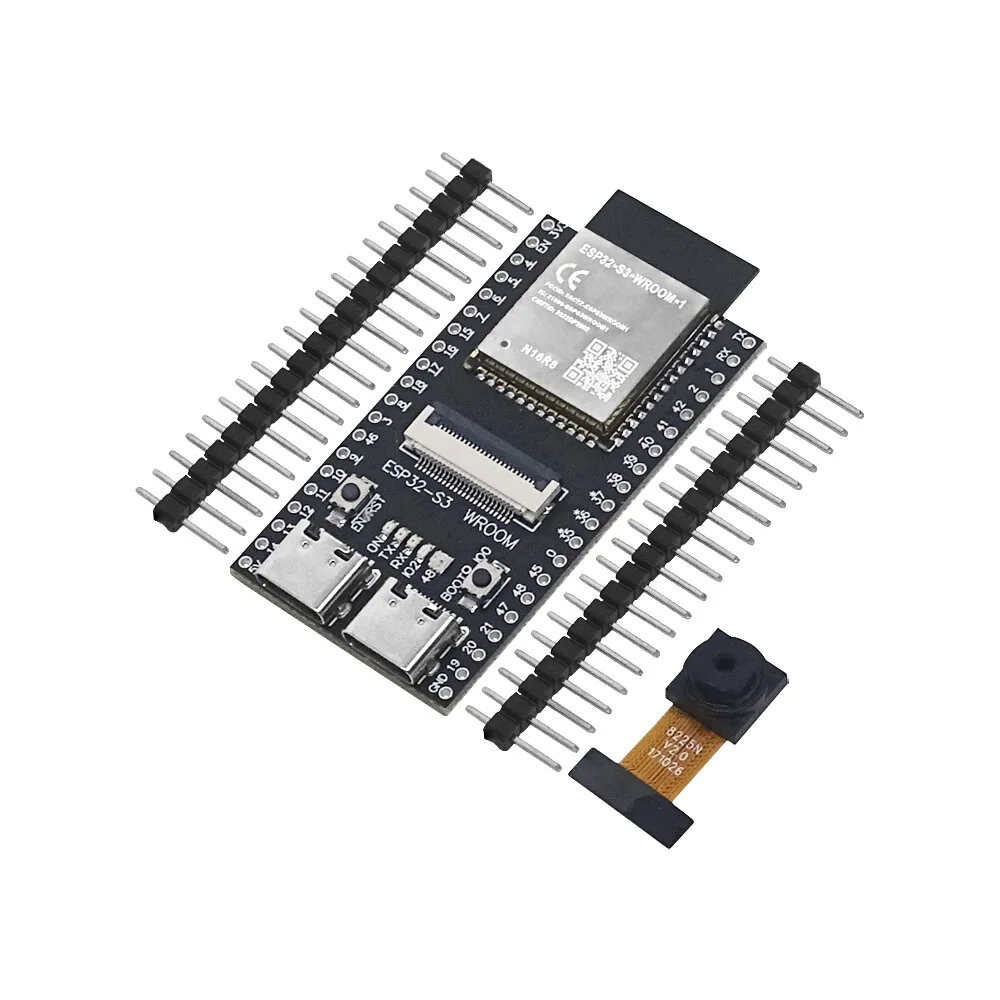 ESP32-S3 WROOM N16R8 CAM Development Board WiFi+bluetooth Module Collocated with OV2640/5640 Camera