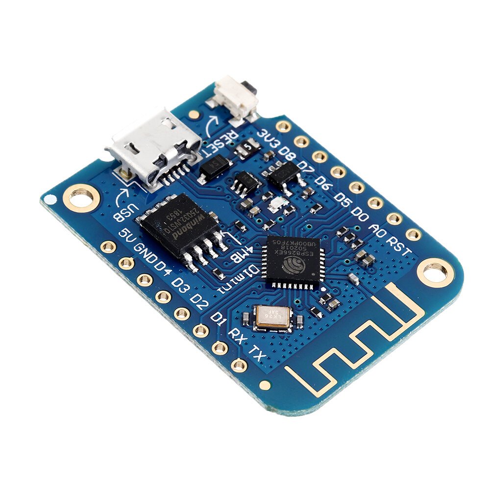 D1 Mini V3.0.0 WIFI Internet Of Things Placa de Desenvolvimento Baseada ESP8266 4MB MicroPython Nodemcu