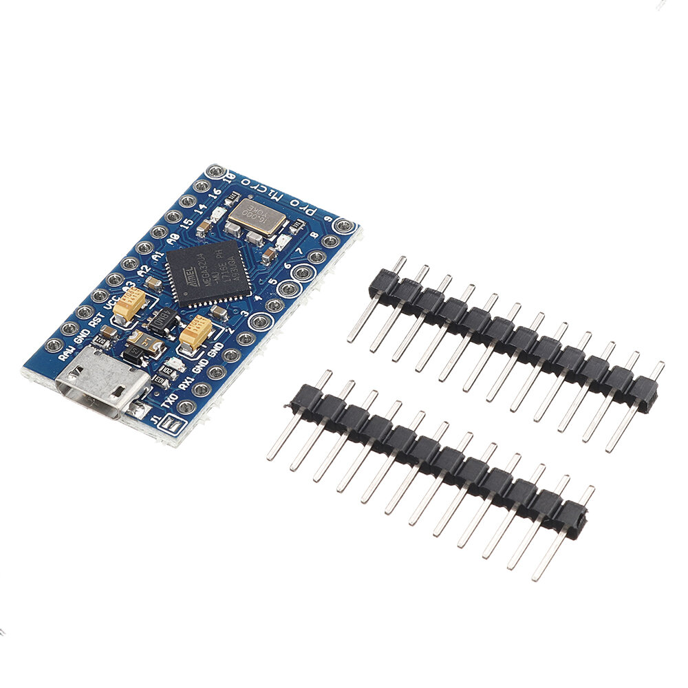 Pro Micro 5V Placa de desenvolvimento de microcontrolador Mini Leonardo 16M Geekcreit para Arduino - produtos que funcionam com placas Arduino oficiais