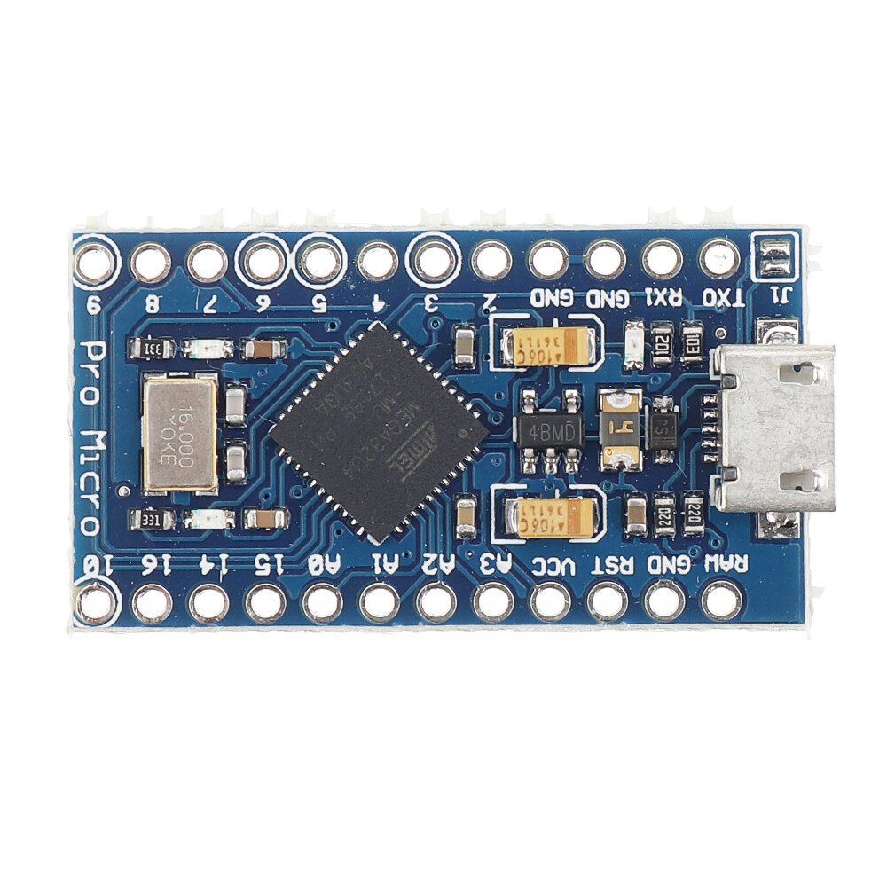 Pro Micro 5V Placa de desenvolvimento de microcontrolador Mini Leonardo 16M Geekcreit para Arduino - produtos que funcionam com placas Arduino oficiais