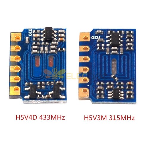 H5V3M/H5V4D 5V 315MHz 433MHz ワイヤレスリモコン受信モジュールスーパーヘテロダイン RF ボード