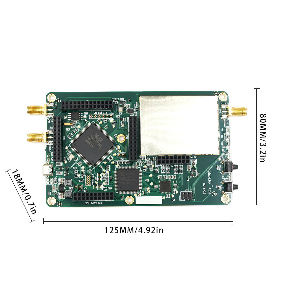 HackRF One Radio Platform 1MHz to 6GHz Software Defined Radio Platform Development Board RTL SDR Demo Board Kit Dongle Receiver Ham Radio