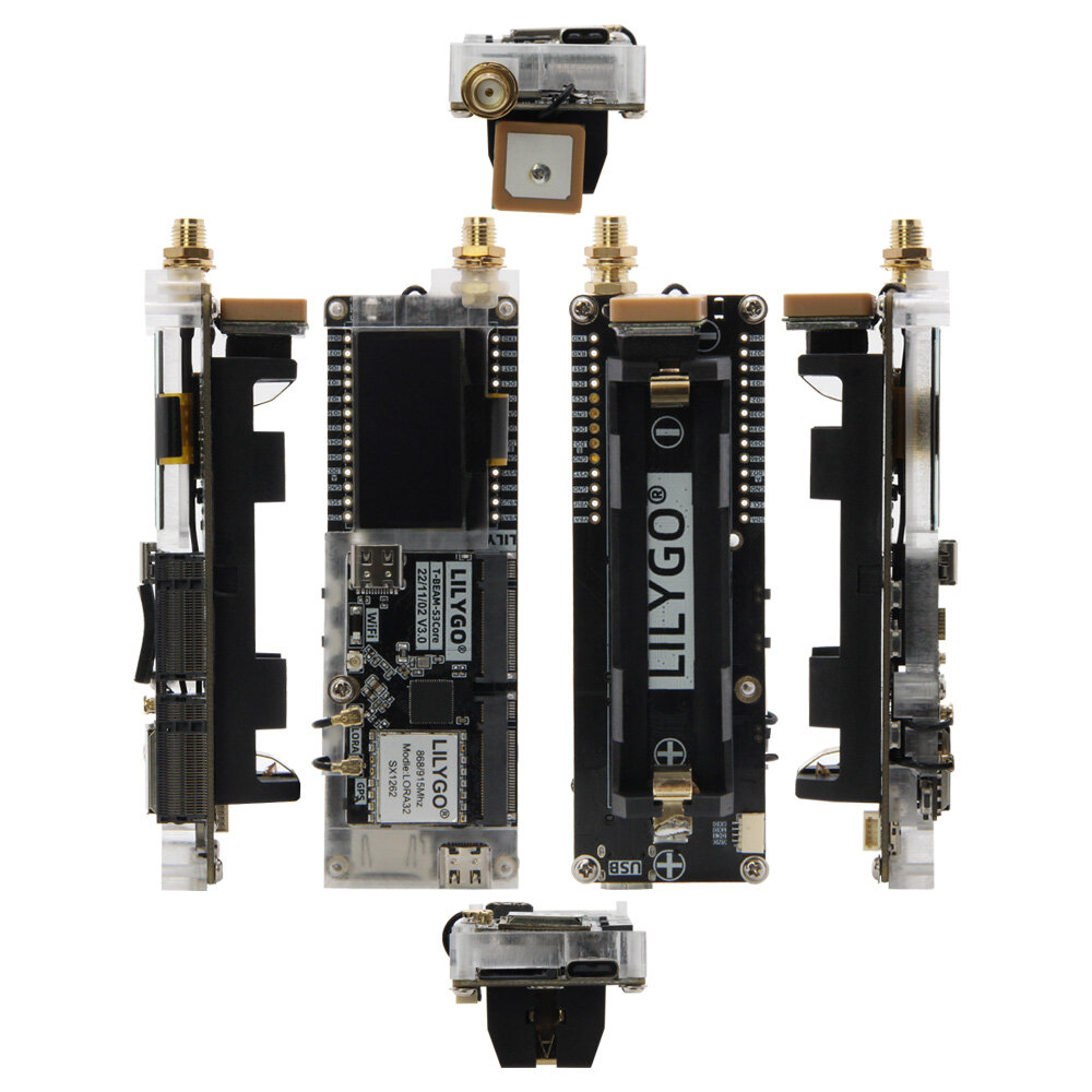 Meshtastic T-BeamSUPREME L76K UBLOX ESP32-S3 SX1262 モジュール GPS 開発ボード付き WiFi Bluetooth 1.3 インチ OLED