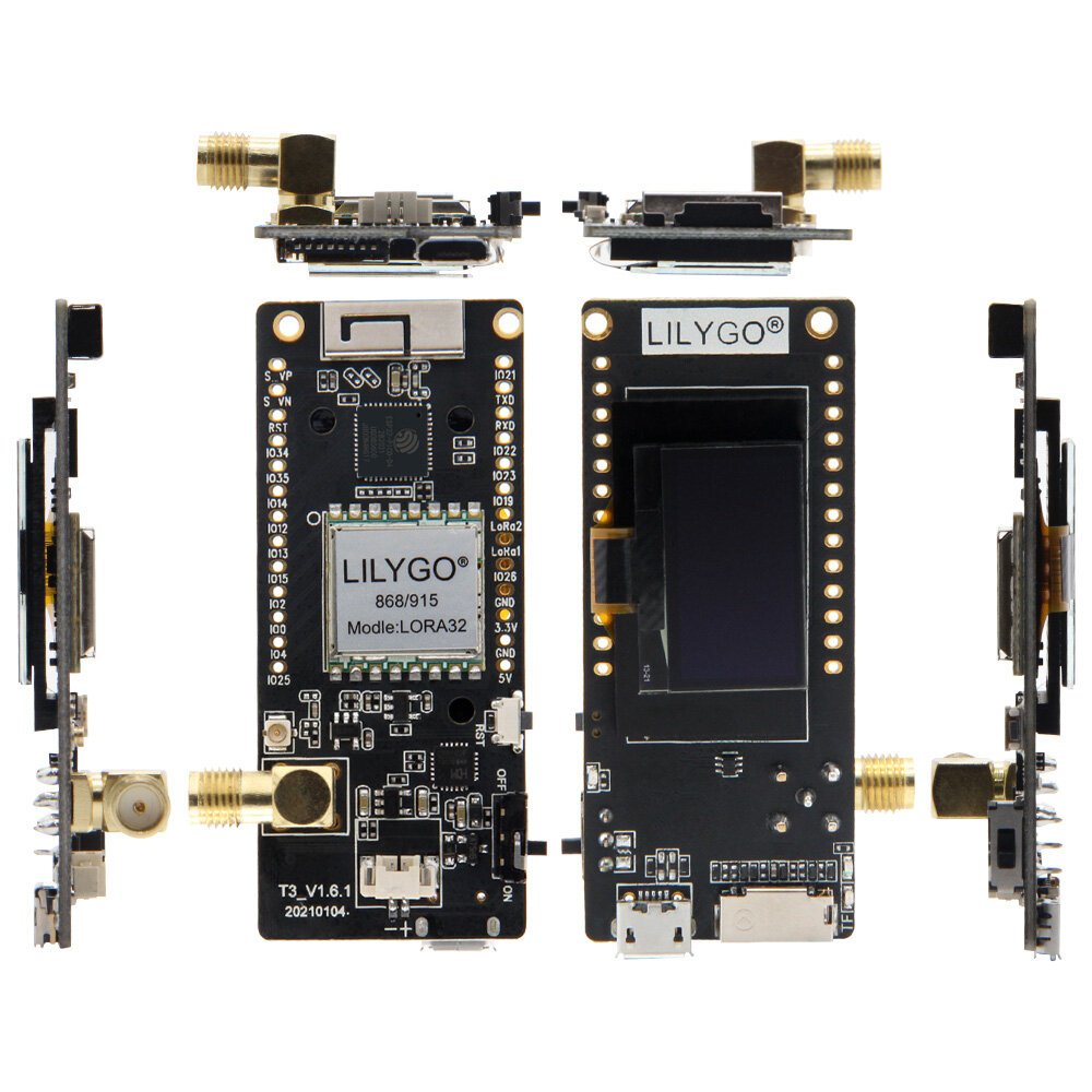 Paxcounter/Disaster-Radio LoRa32 V2.1 ESP32 OLED 0.96-inch Bluetooth WiFi Wireless Module SMA Development Board