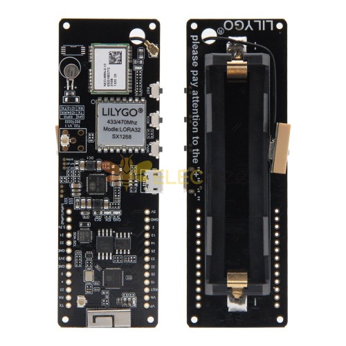 T-Beam GPS NEO-M8N IPEX ESP32 LORA WiFi Wireless Bluetooth Module 18650 Battery Holder