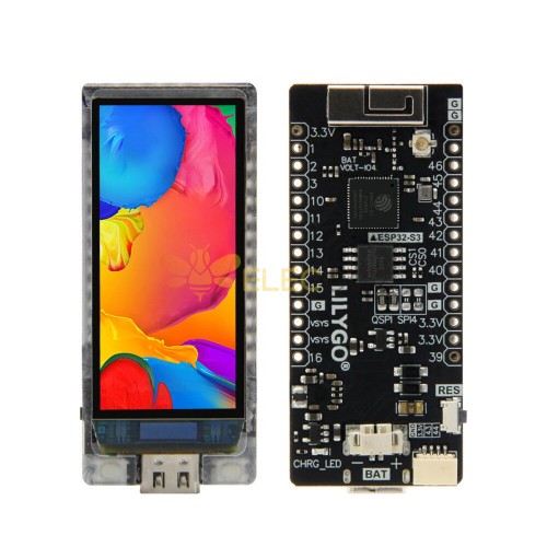 T-Display-S3 AMOLED ESP32-S3 1.9 inch RM67162 Display Development Board OLED WIFI Bluetooth 5.0 Wireless Module