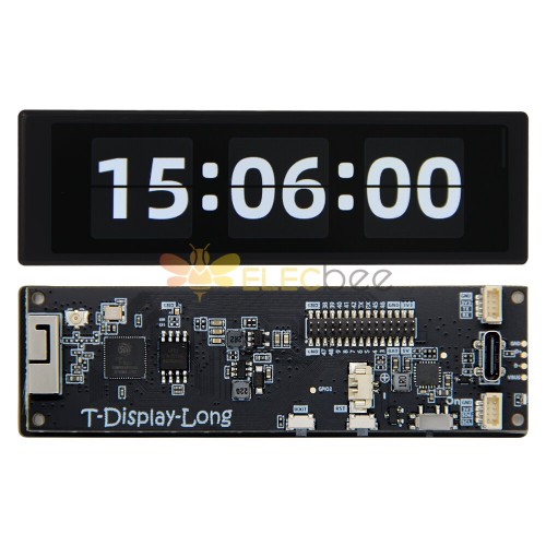 T-Display-S3-Long 3,4 polegadas Touch Display ESP32-S3 Placa de desenvolvimento TFT LCD Módulo sem fio WiFi Bluetooth 16MB Flash