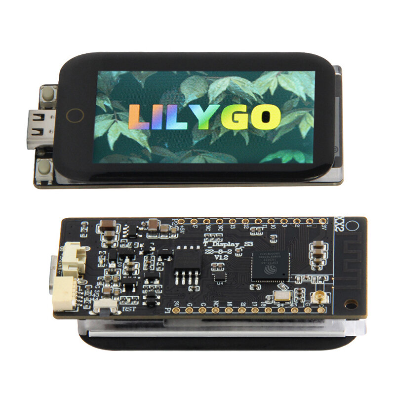 LILYGO T-Display-S3 Touch Glass Edition Módulo de exibição LCD de 1,9 polegadas Módulo sem fio IPS WiFi bluetooth 5.0 colorido