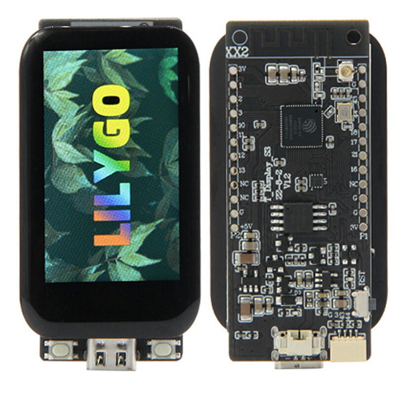 LILYGO T-Display-S3 Touch Glass Edition Módulo de exibição LCD de 1,9 polegadas Módulo sem fio IPS WiFi bluetooth 5.0 colorido