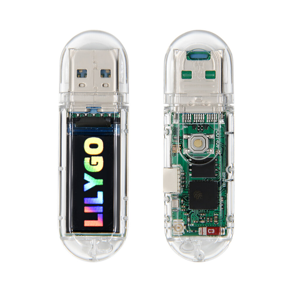 Placa de desenvolvimento T-Dongle-S3 Tela LCD de 0,96 polegadas com suporte para cartão TF Bluetooth WiFi