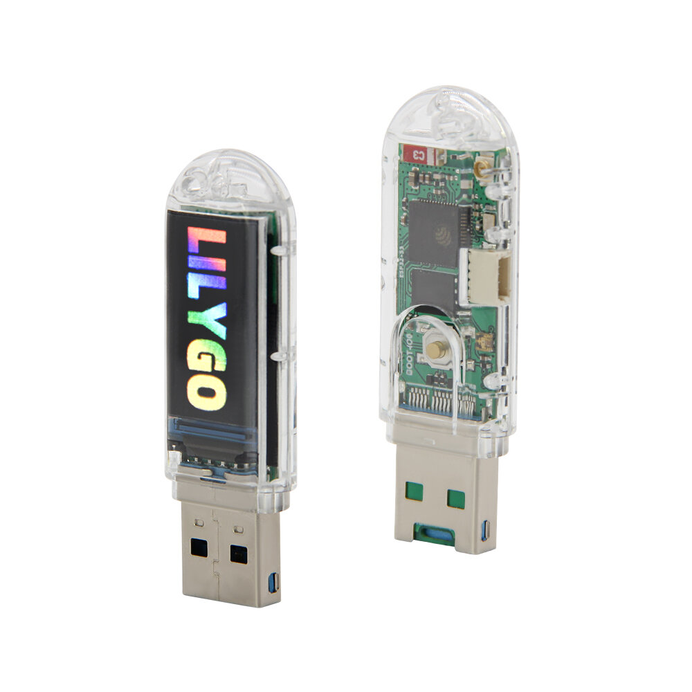 Placa de desenvolvimento T-Dongle-S3 Tela LCD de 0,96 polegadas com suporte para cartão TF Bluetooth WiFi